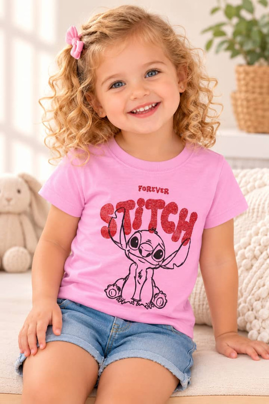 تیشرت طرح forever stitch کد ۴۸
