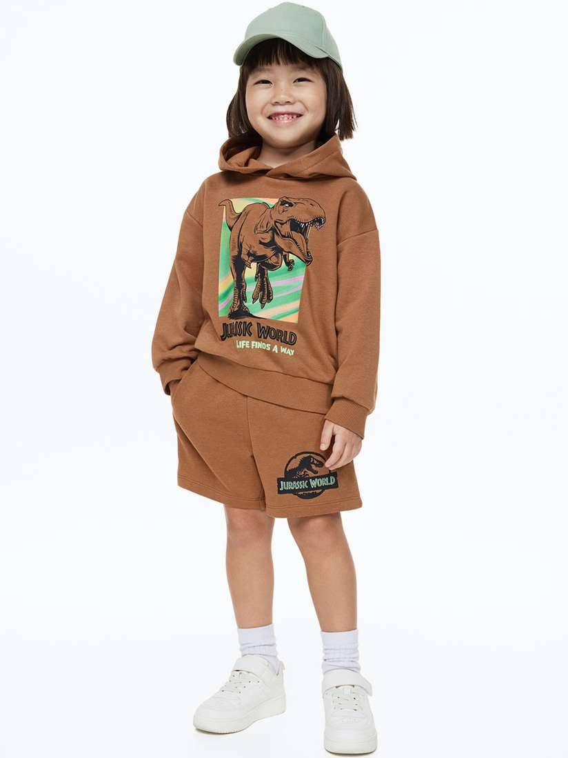 ست H&M هودی و شلوارک dino کد ۵۲