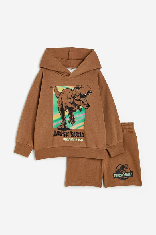 ست H&M هودی و شلوارک dino کد ۵۲