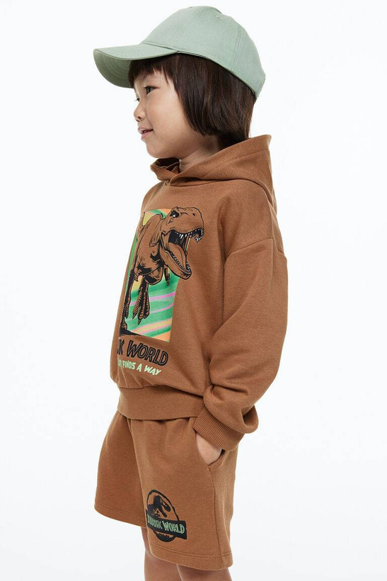 ست H&M هودی و شلوارک dino کد ۵۲