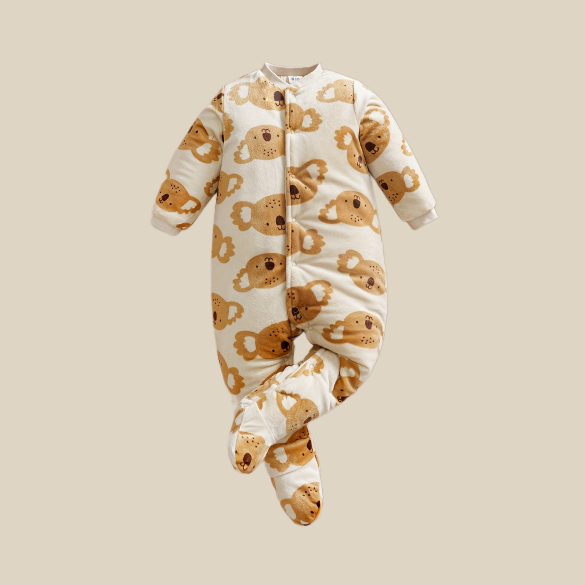 سرهمی کاپشنی مخملی نوزادی تدی Teddy boom کد ۵۸