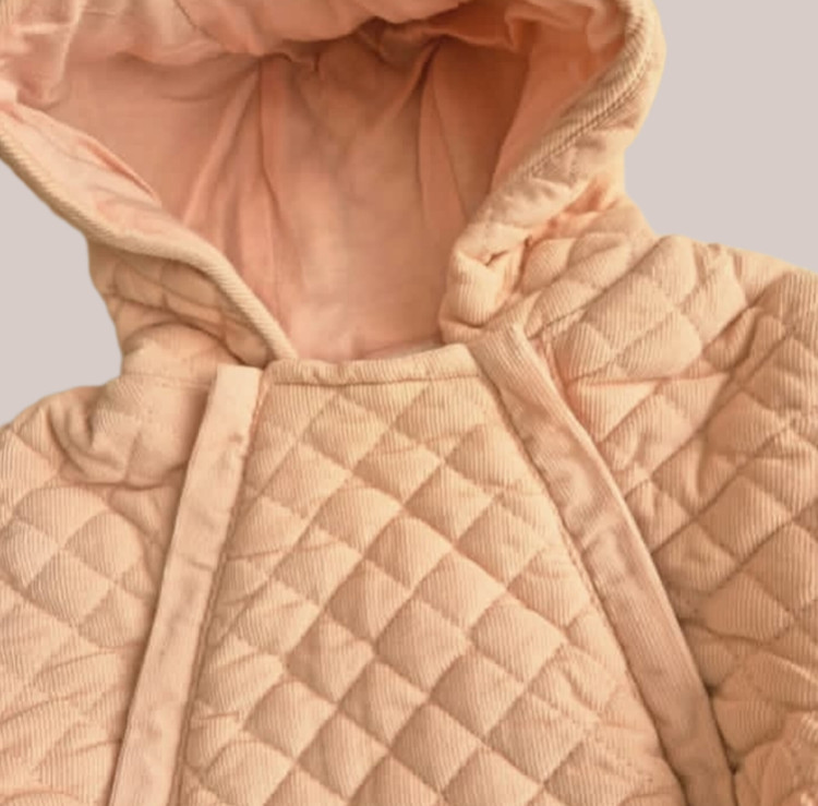 کاپشن سرهمی نوزادی مخمل کبریتی Brioche کد ۵۹