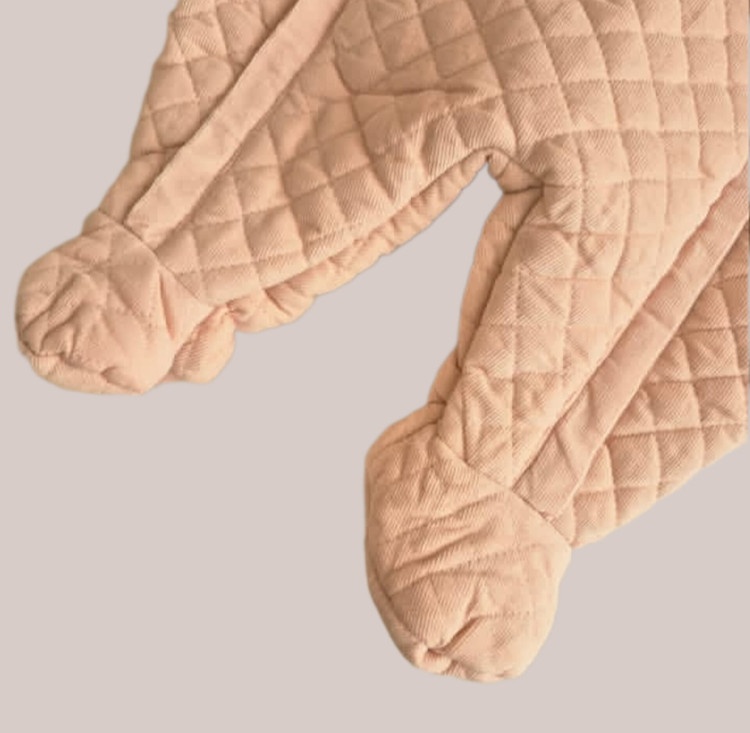 کاپشن سرهمی نوزادی مخمل کبریتی Brioche کد ۵۹